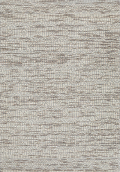Wamberal Geometric Beige Wool Rug