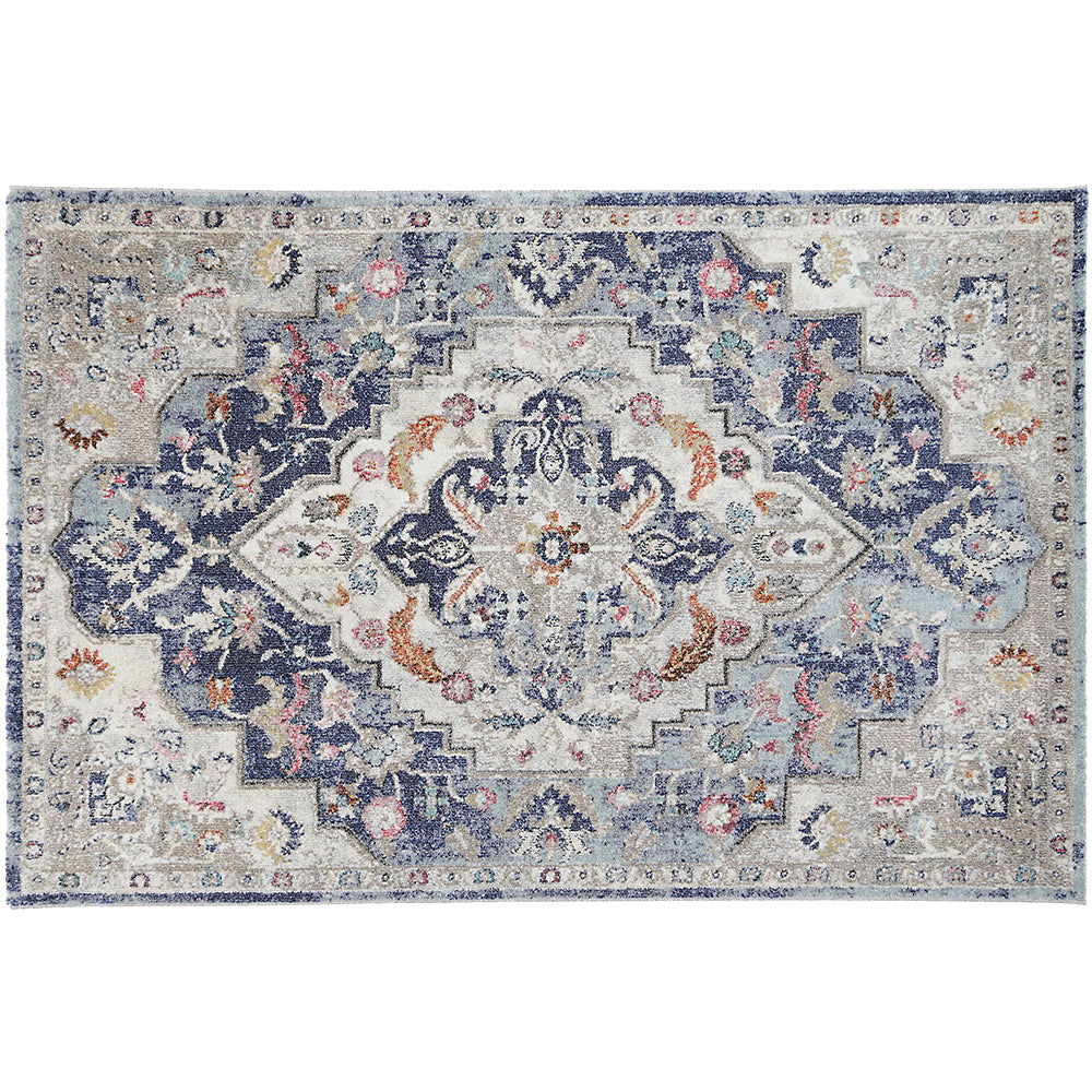 Alexander Transitional Navy Multi Rug