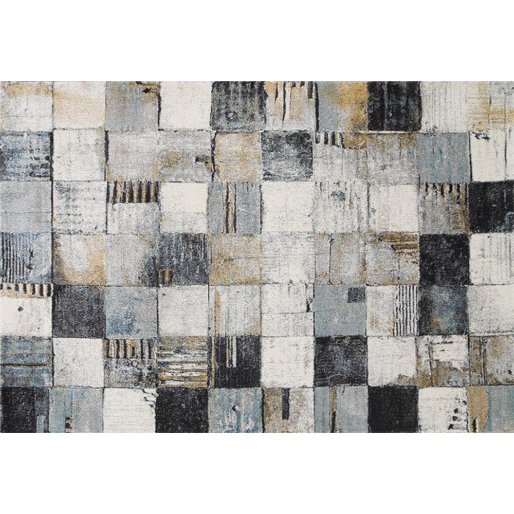Earthy Patchwork Neva Rug