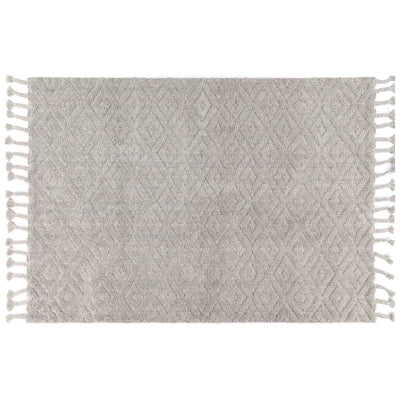 Goa No.04 Hand Tufted Modern Wool Rug, 400x300cm, Grey