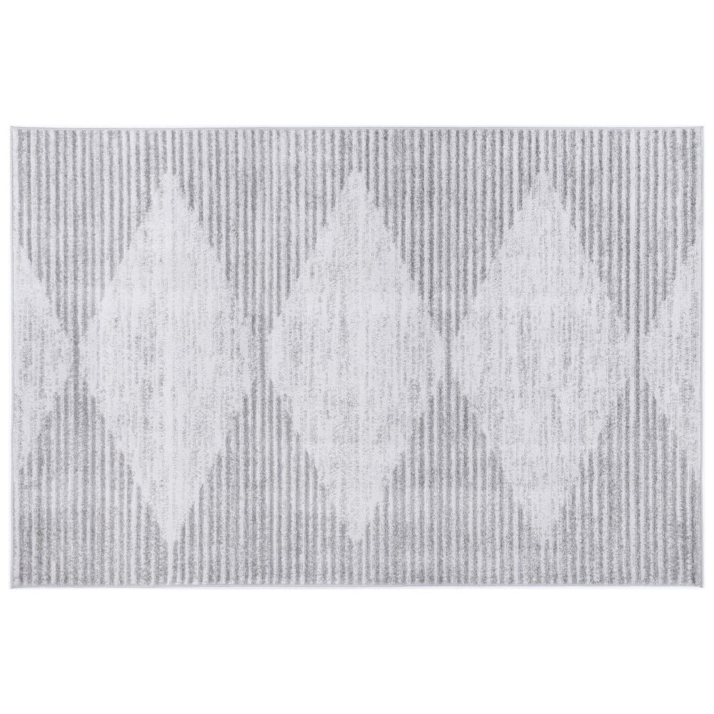Kimberley Diamond Space Modern Rug, 150x80cm, Grey