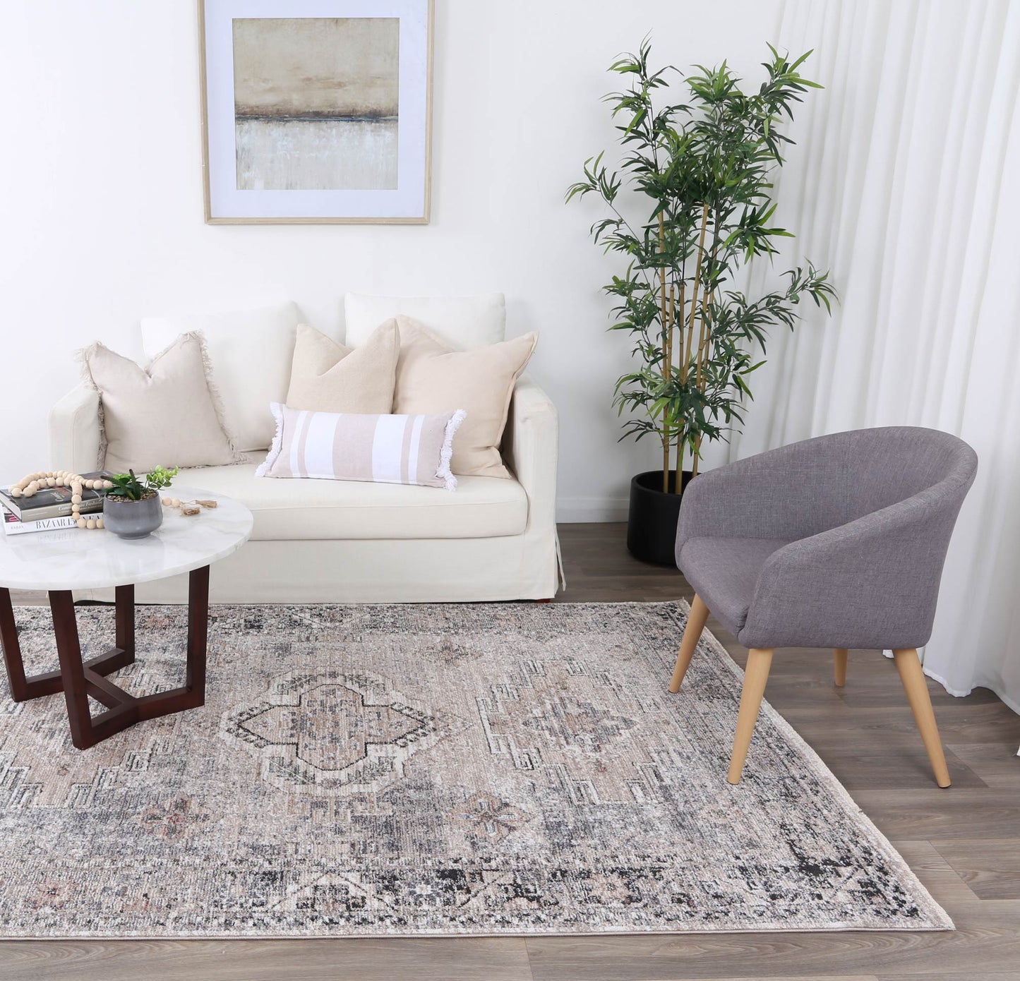 Annapolis Derbent Ash Traditional Soft Rug
