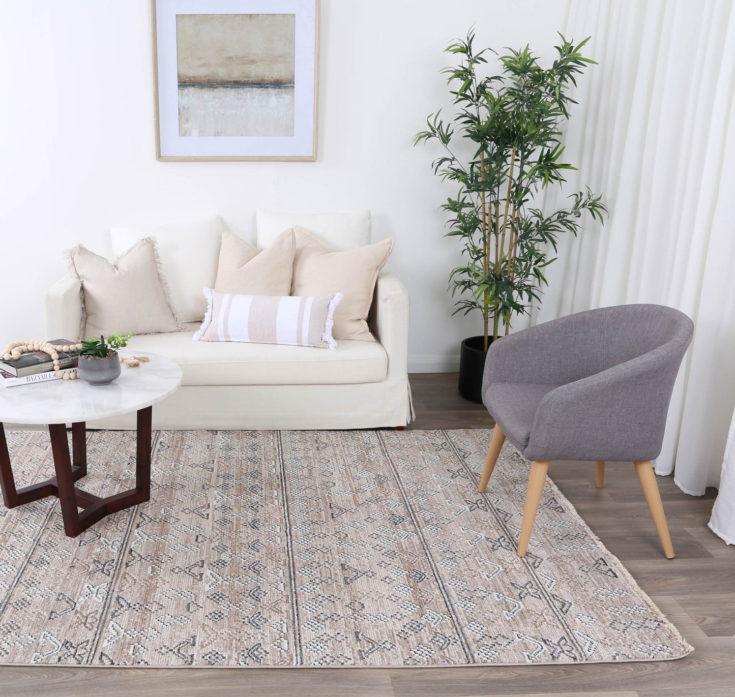 Annapolis Sivas Ash Tribal Soft Rug