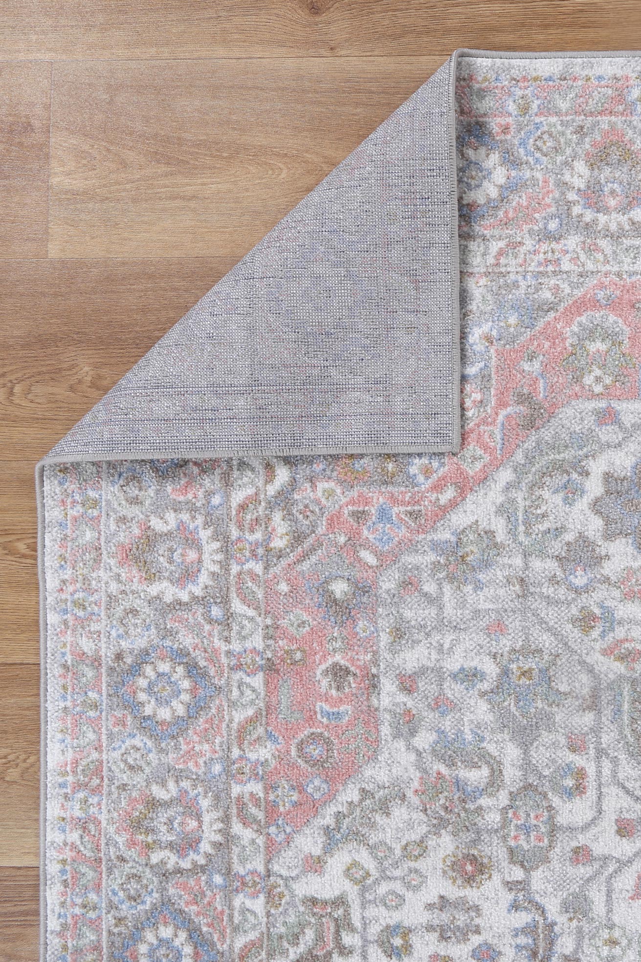 Limani Bremen Blush & BlueTraditional Soft Rug