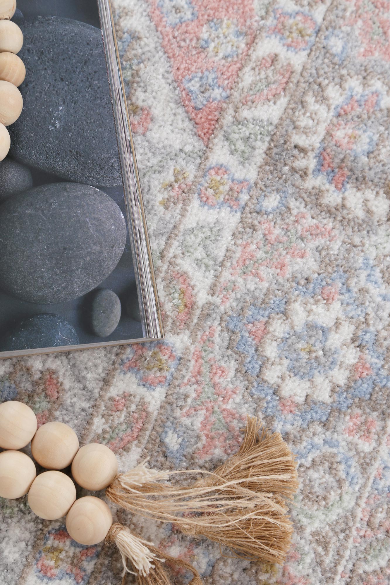 Limani Bremen Blush & BlueTraditional Soft Rug