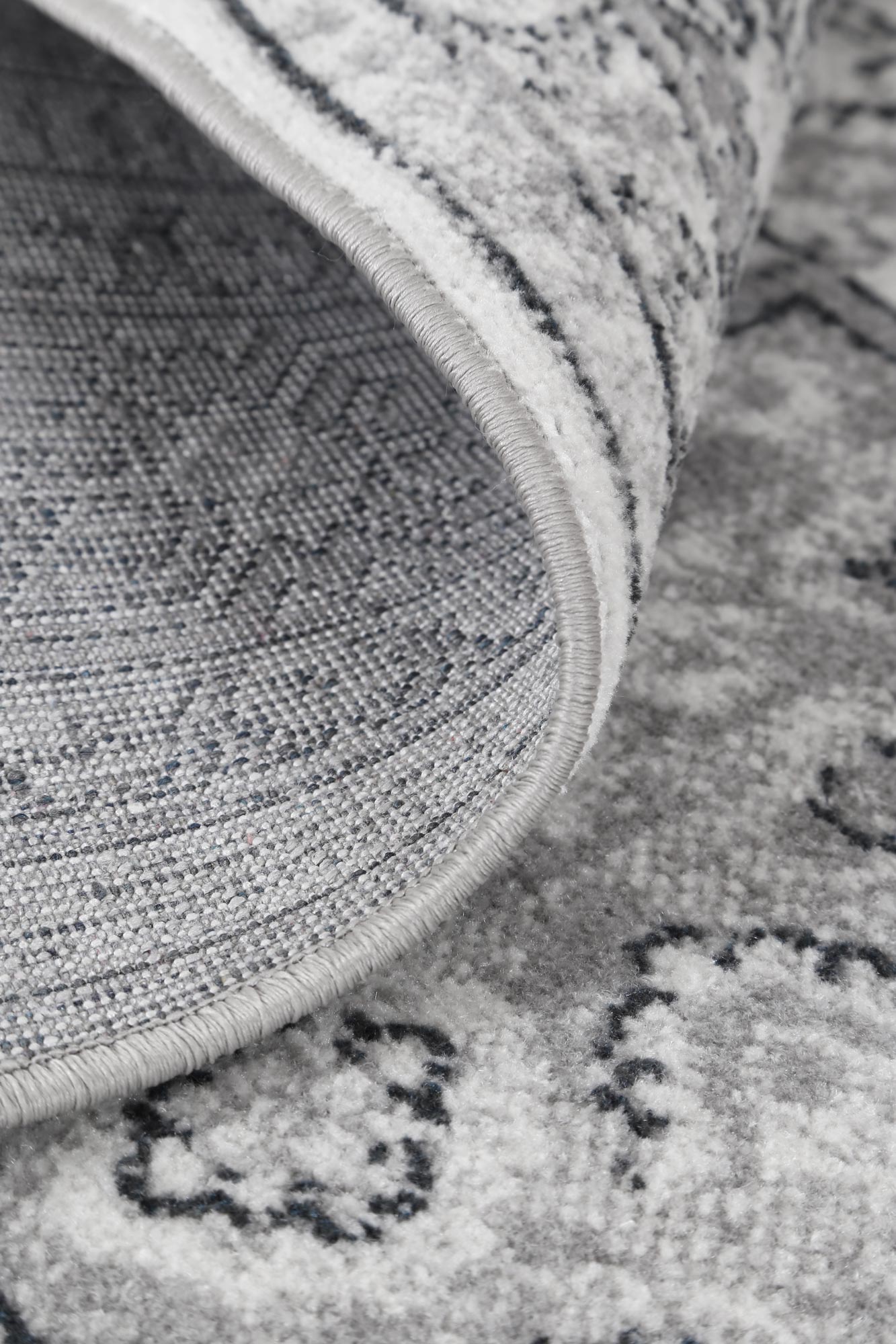 Limani Mundra Grey Tribal Soft Rug