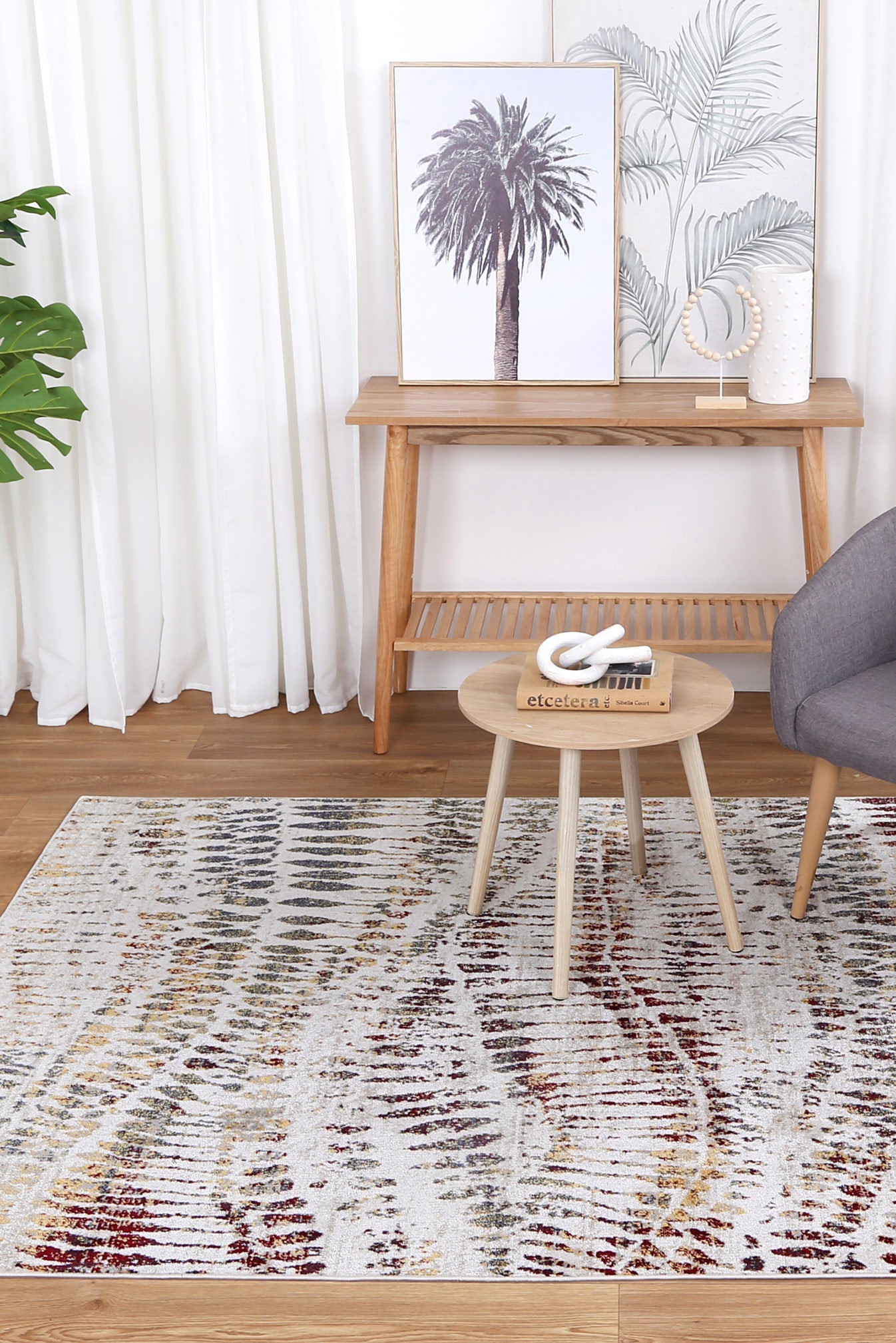 Limani Jeddah Multi Abstract Soft Rug