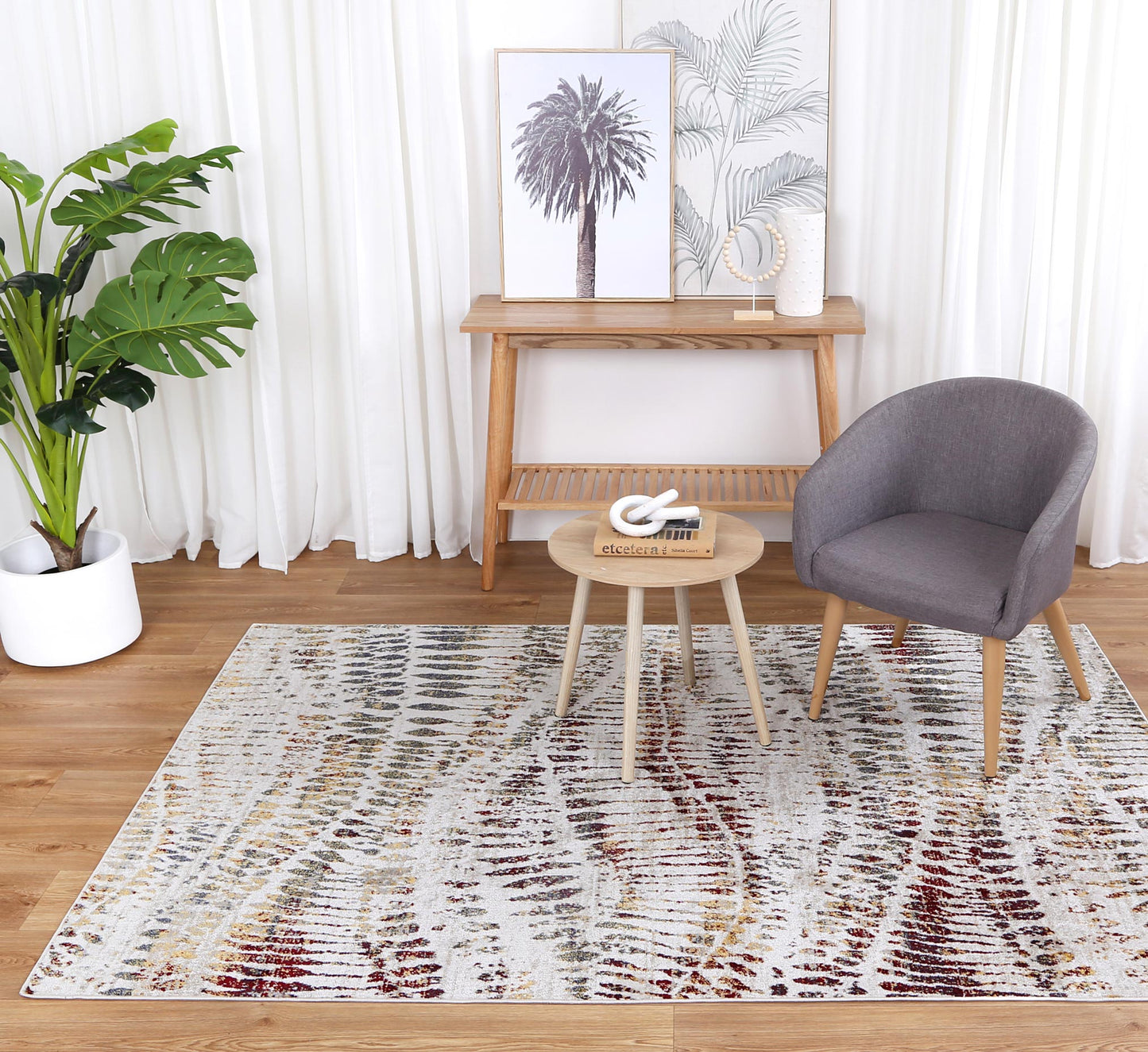 Limani Jeddah Multi Abstract Soft Rug