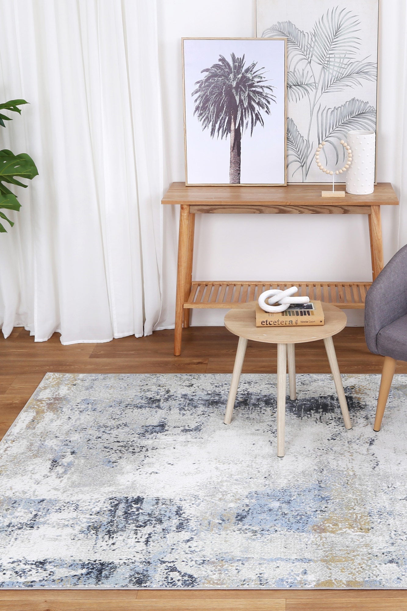 Limani Savannah Multi Abstract Soft Rug