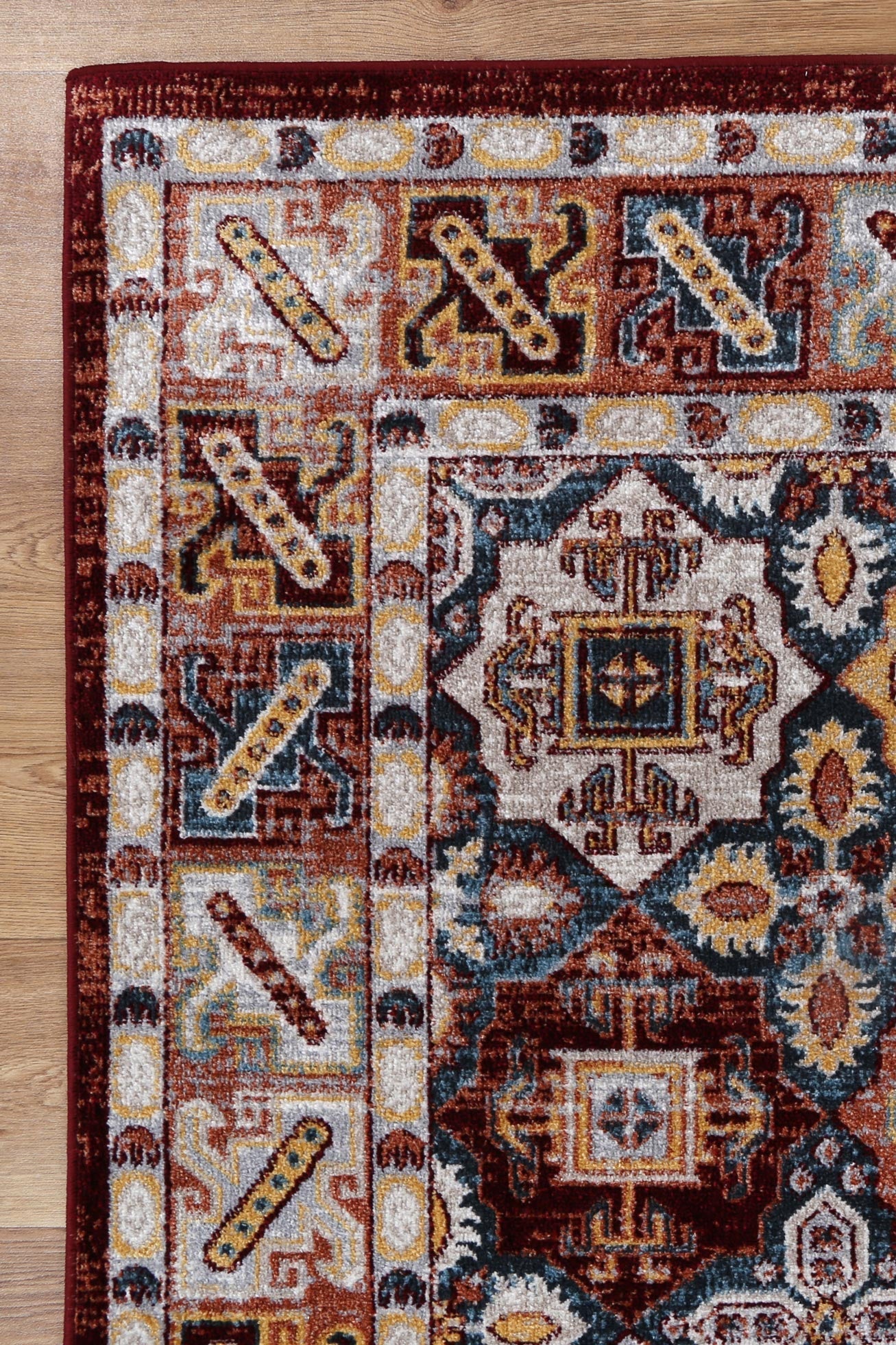 Limani Dalian Multi Traditional Soft Rug