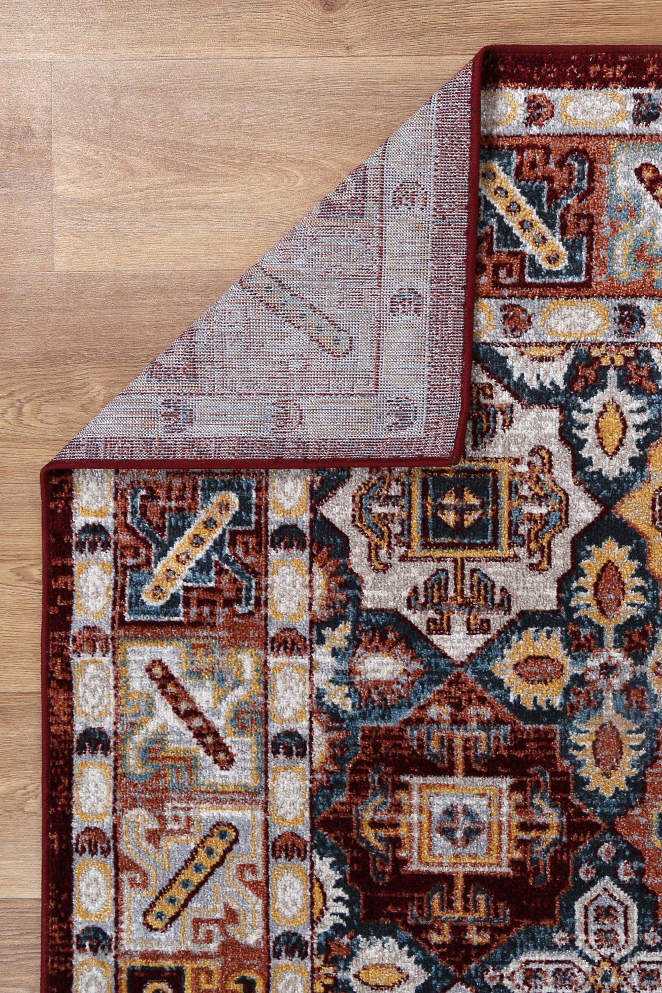 Limani Dalian Multi Traditional Soft Rug