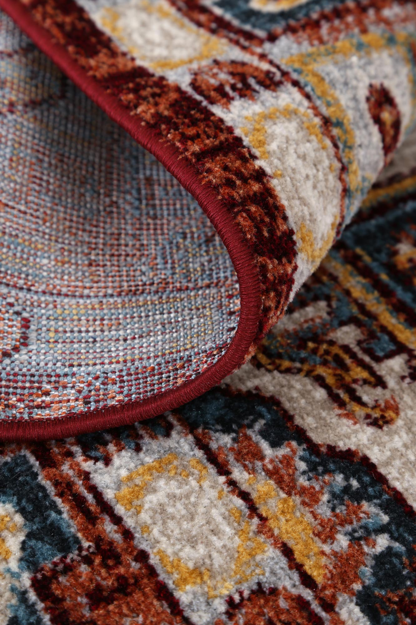 Limani Dalian Multi Traditional Soft Rug