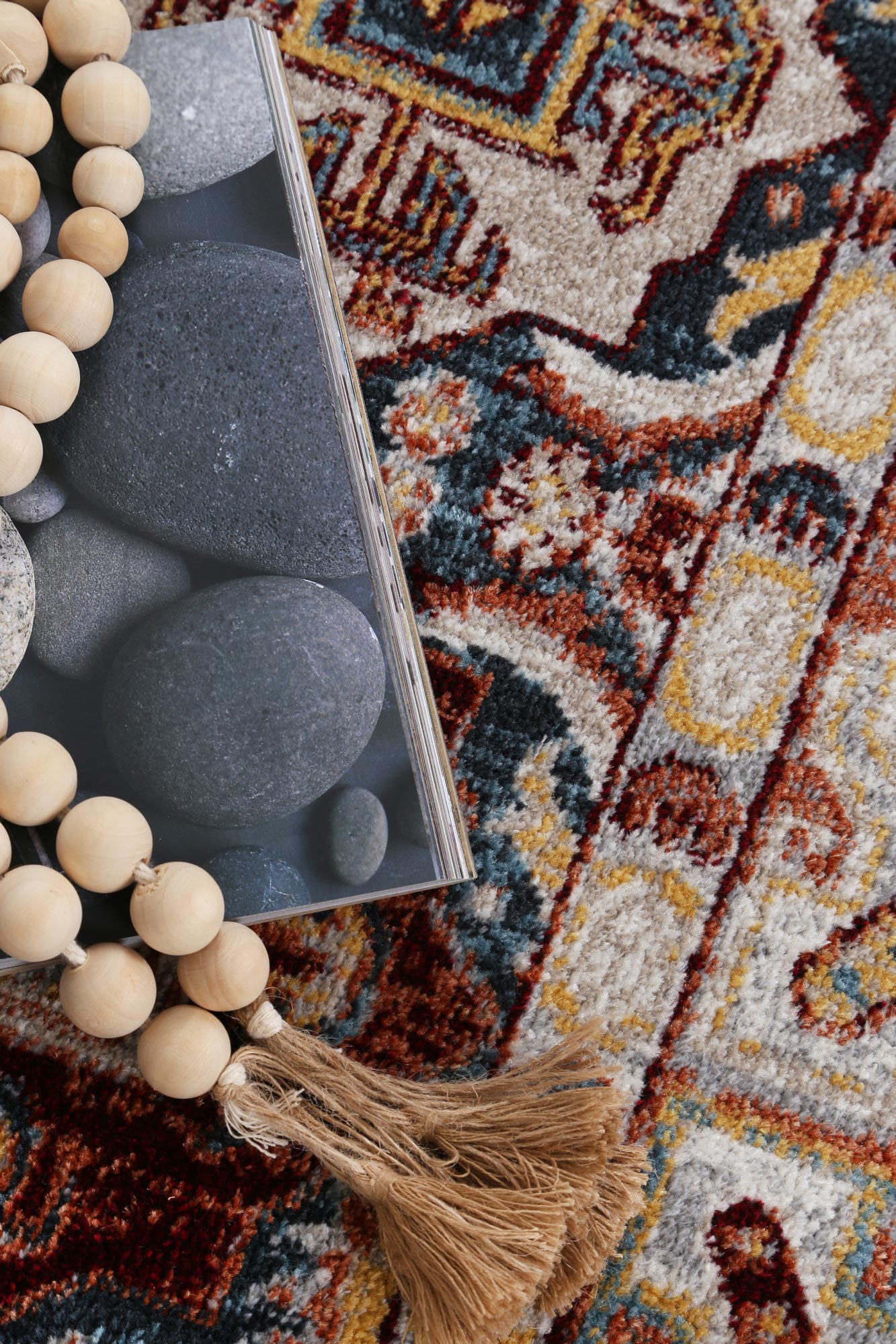 Limani Dalian Multi Traditional Soft Rug