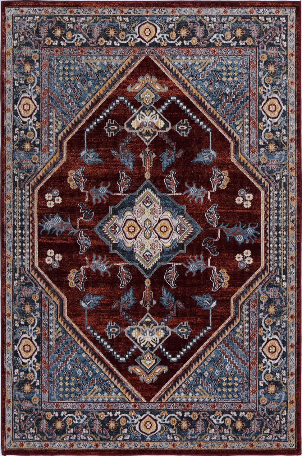 Limani Yingkou Multi Traditional Soft Rug