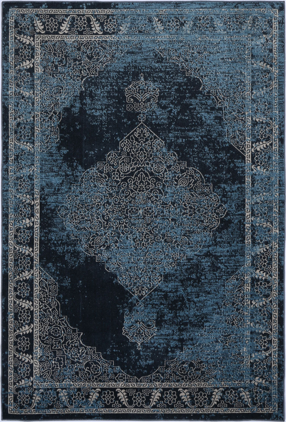 Limani Algeciras Blue Transitional Soft Rug