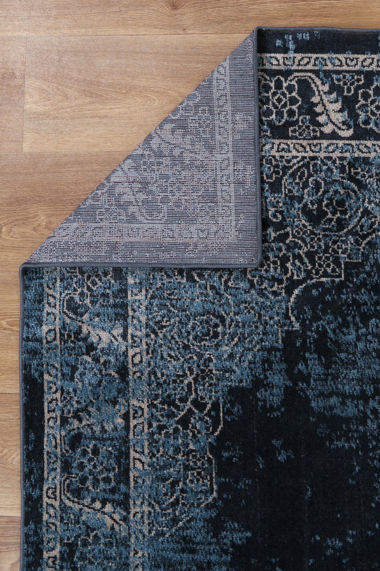 Limani Algeciras Blue Transitional Soft Rug