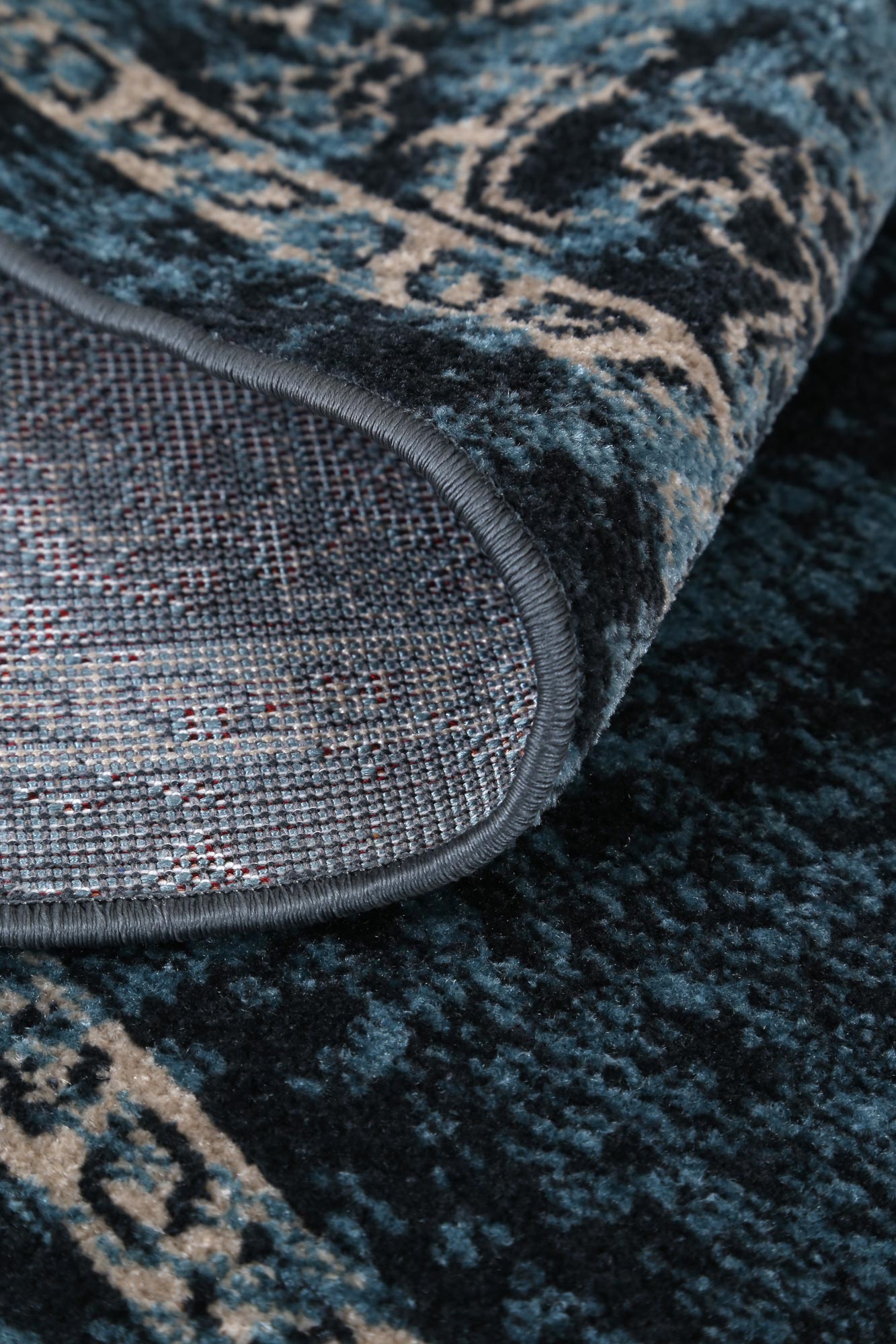 Limani Algeciras Blue Transitional Soft Rug