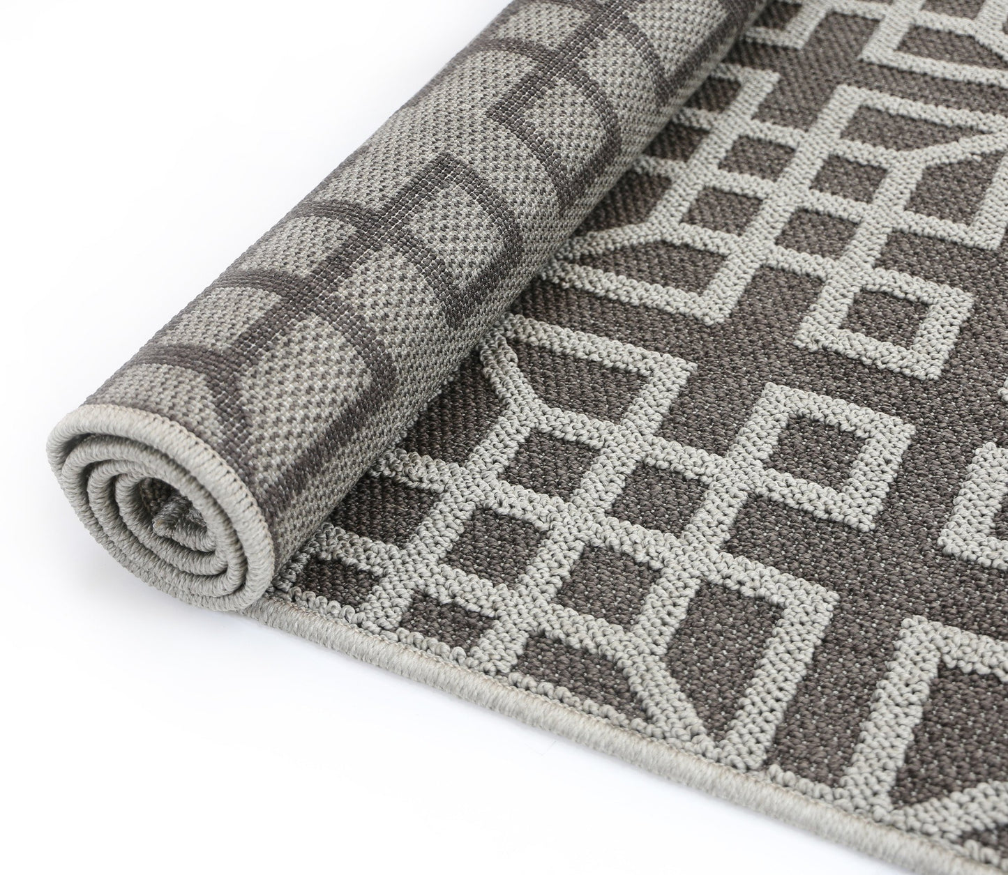 Acenath Hawaii Grey Flat Woven Rug - Nova Rugs