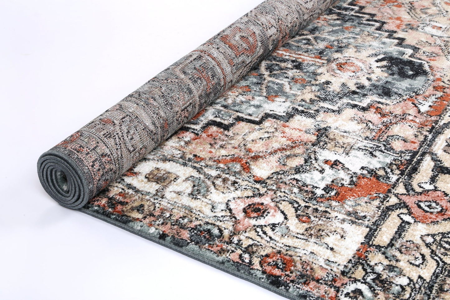 Anatolia Traditional Charcoal Rug - Nova Rugs