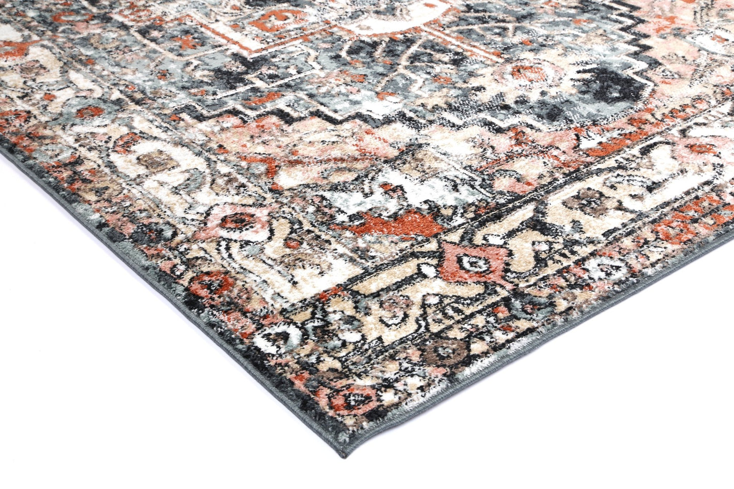 Anatolia Traditional Charcoal Rug - Nova Rugs