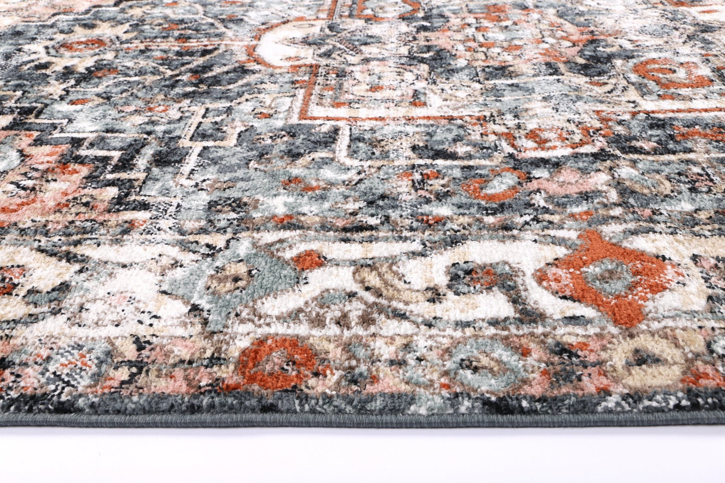 Anatolia Traditional Charcoal Rug - Nova Rugs