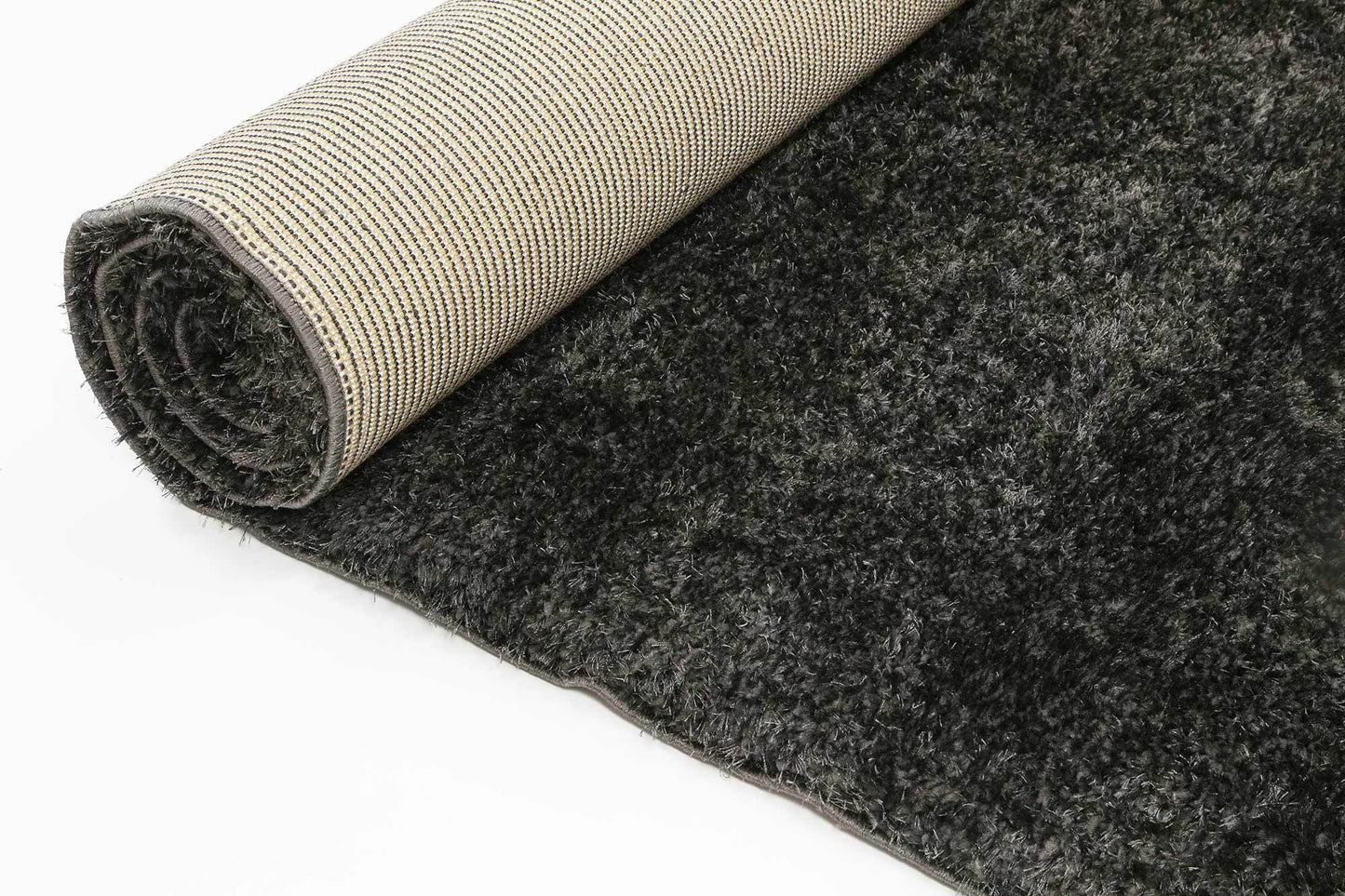 Anthracite Eden Soft Shag Rug - Nova Rugs