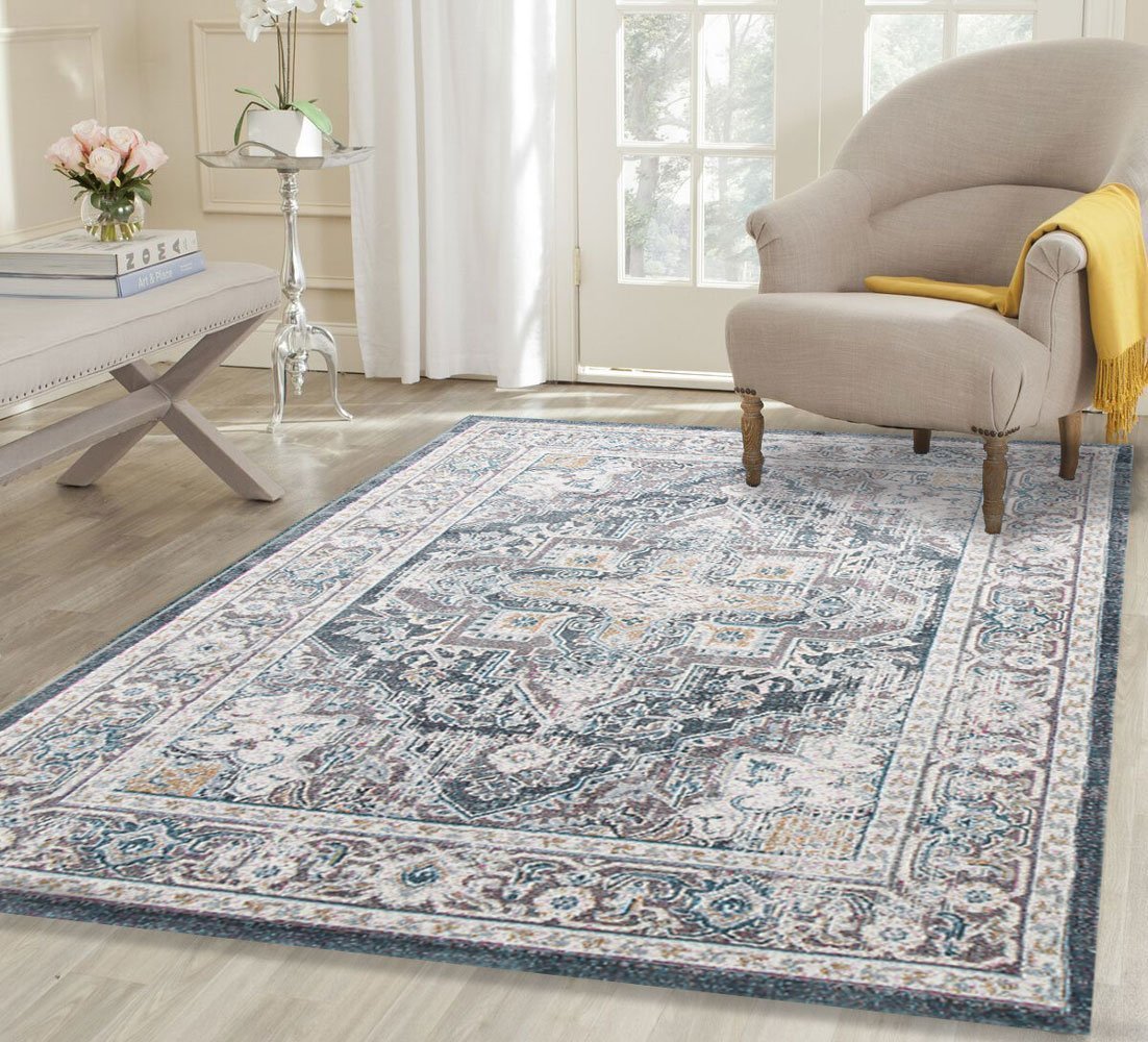 AQUA SILK 44 GREY - Nova Rugs