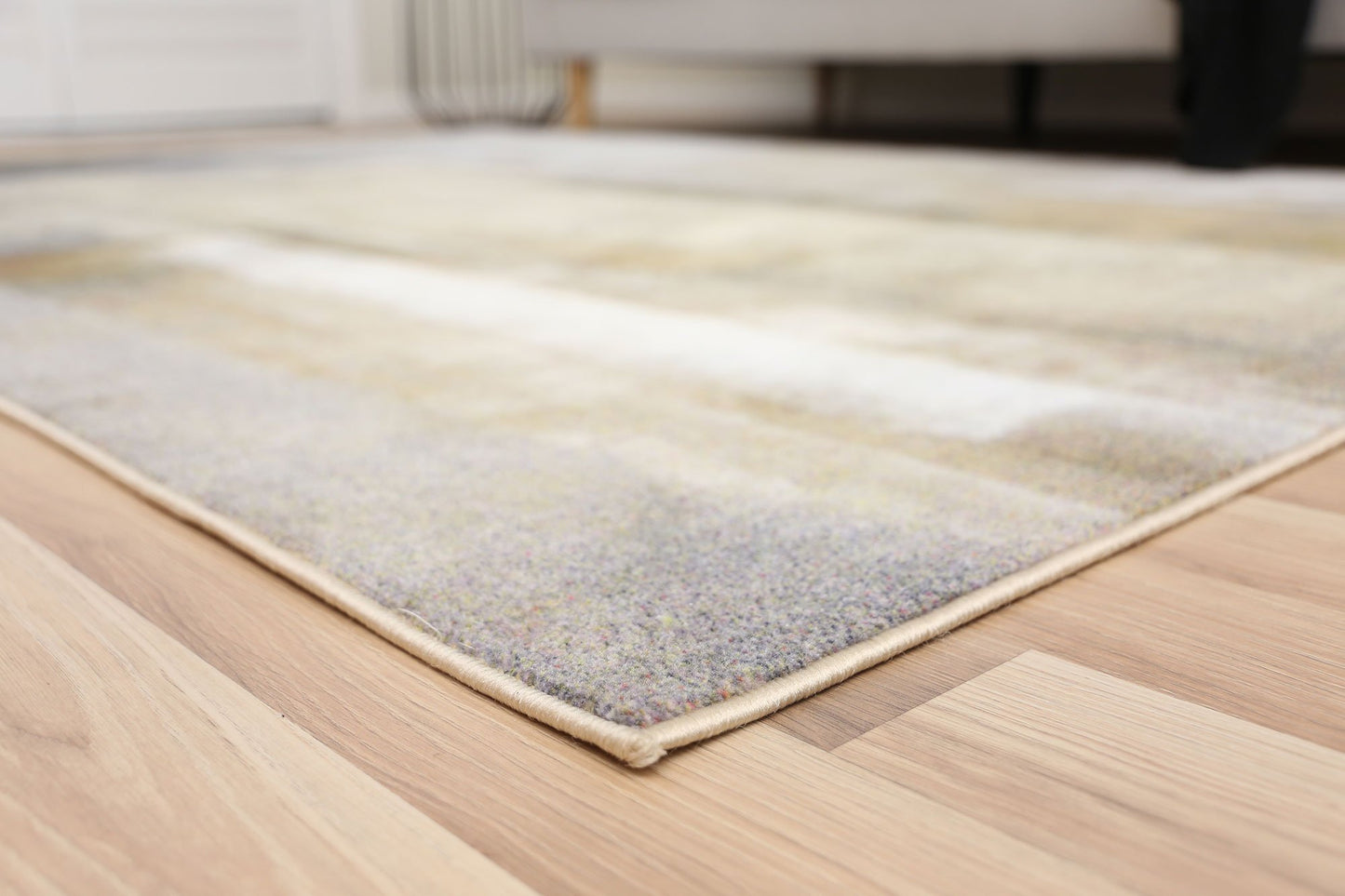 Ash Abstract Power Loomed Rug - Nova Rugs