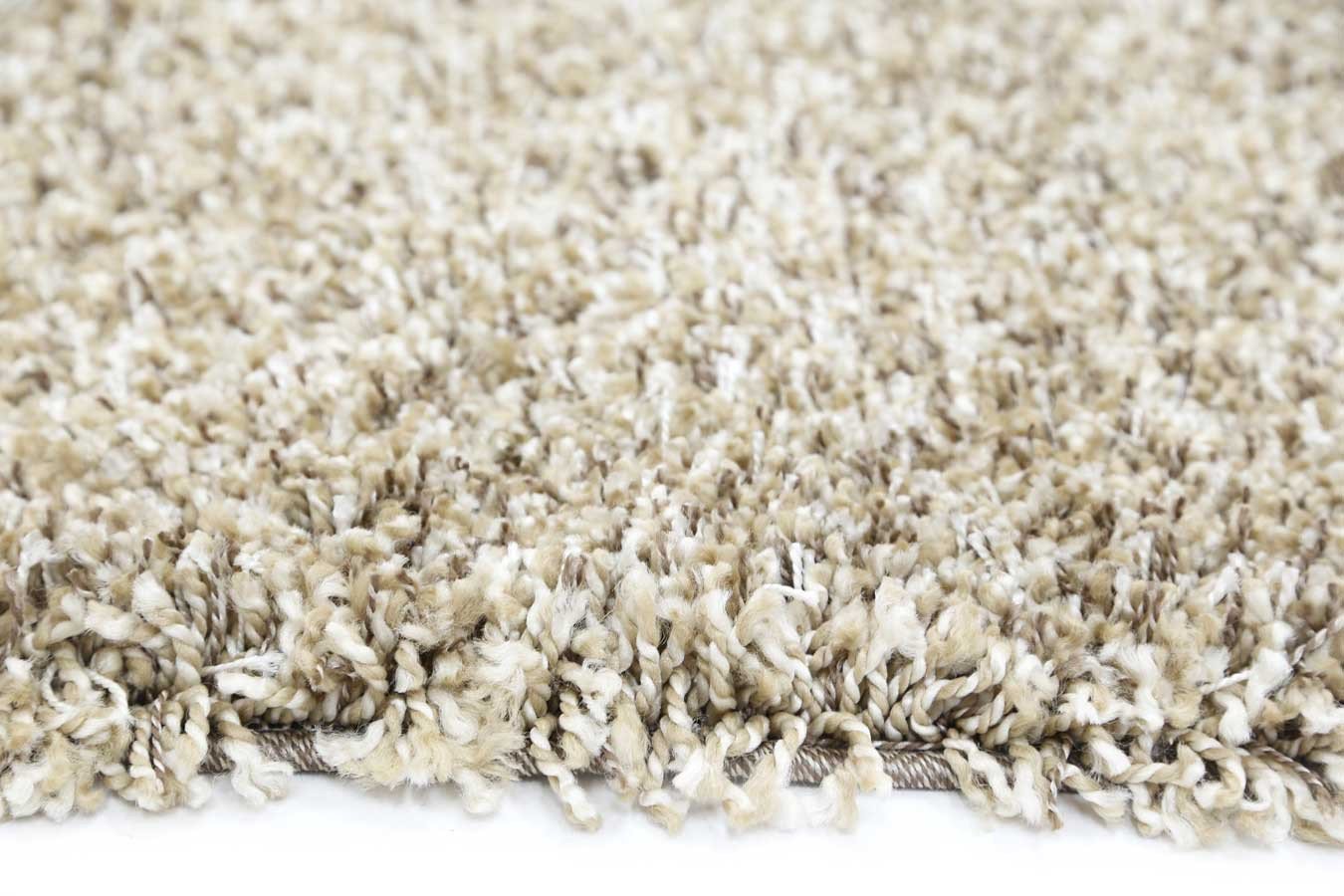 Austin Plush Latte Shaggy Rug - Nova Rugs