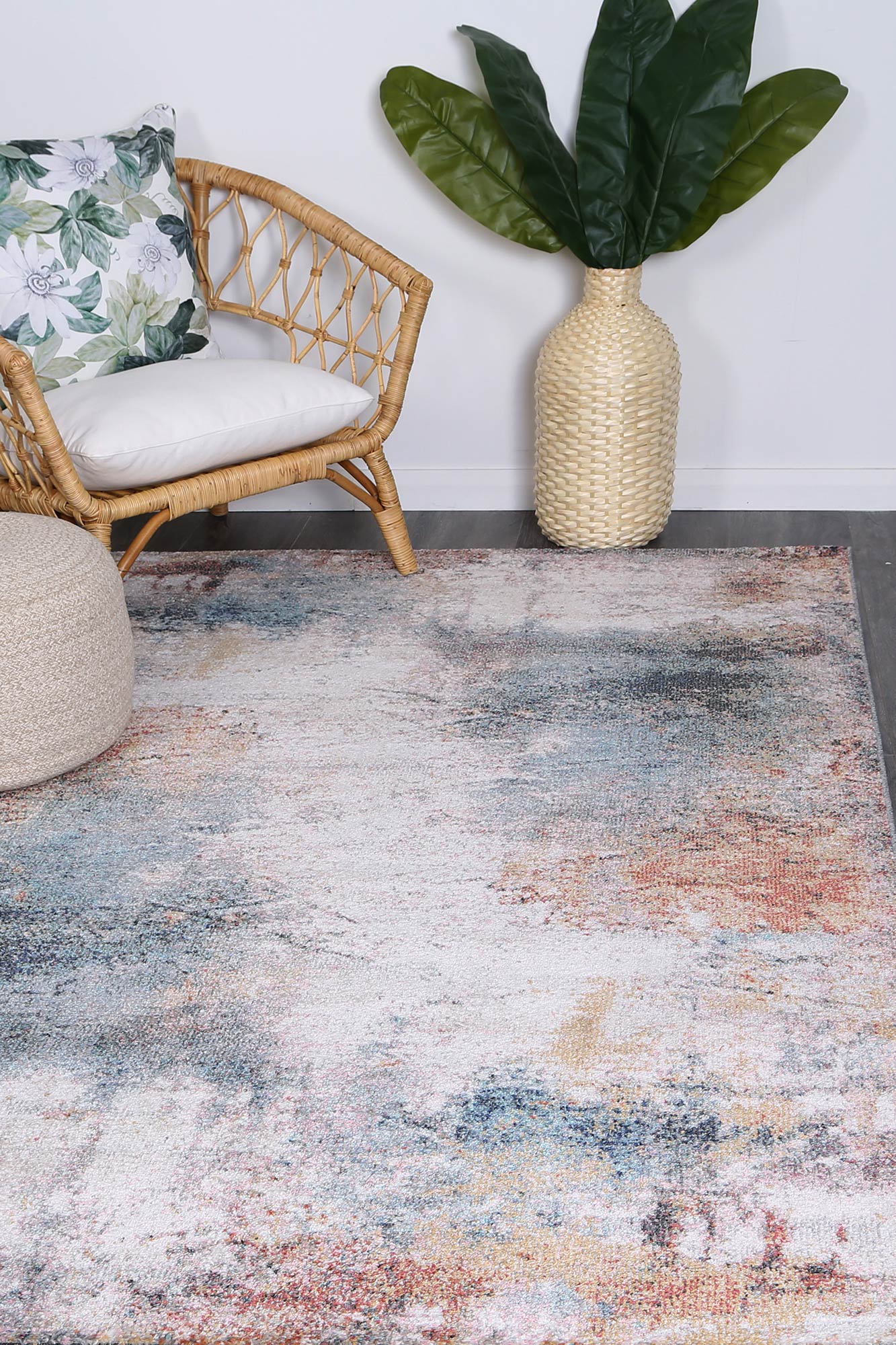 Aveza Abstract Soft Multi Rug - Nova Rugs
