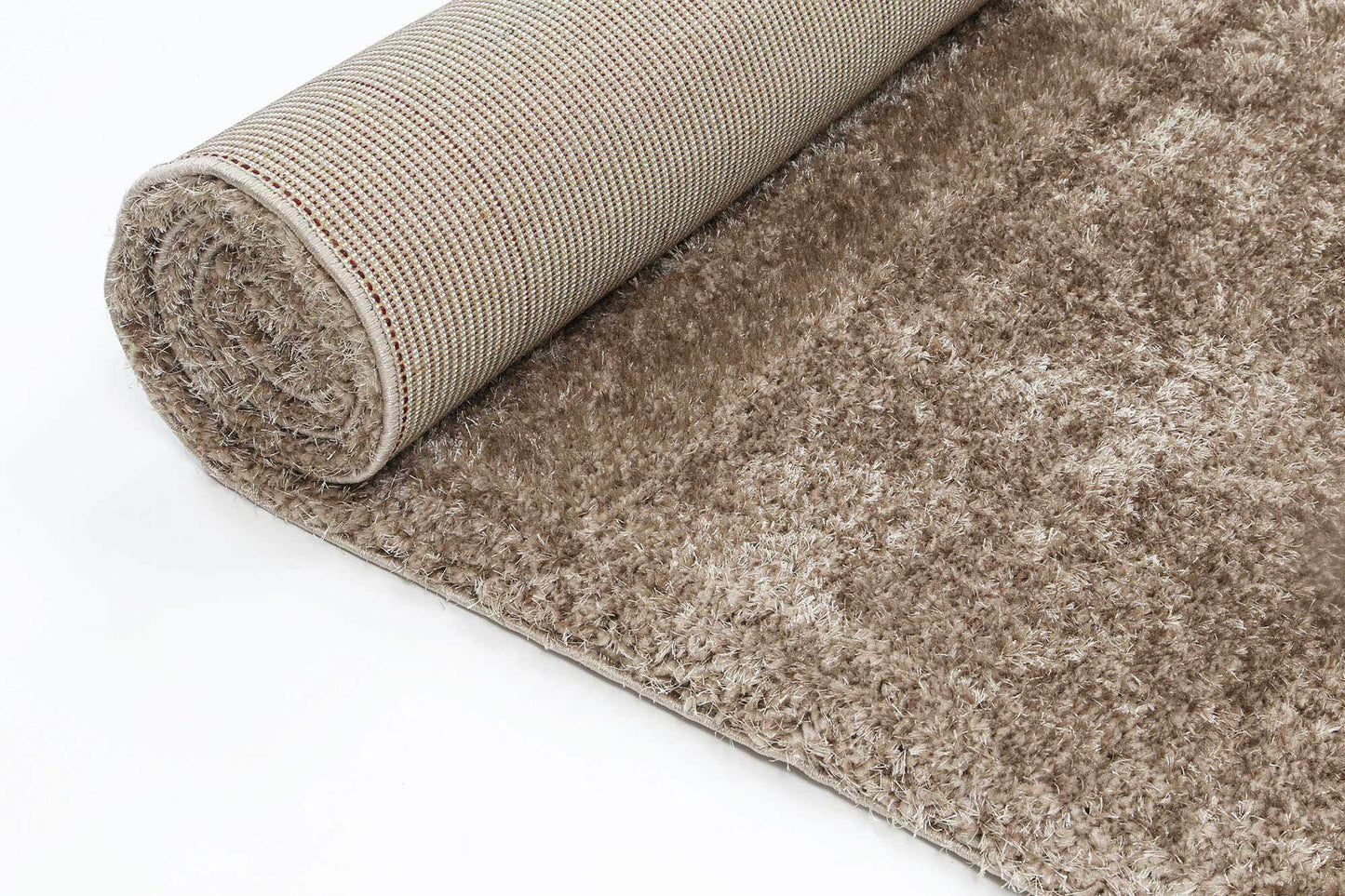 Beige Eden Soft Shag Rug - Nova Rugs