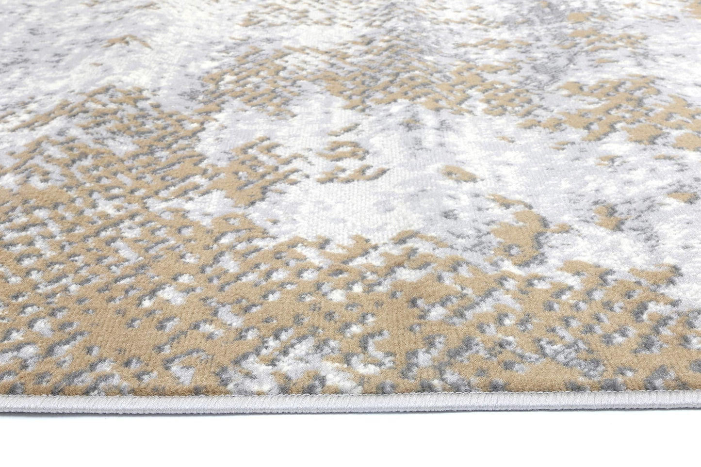 Beige & Light Grey Elise Abstract Rug - Nova Rugs