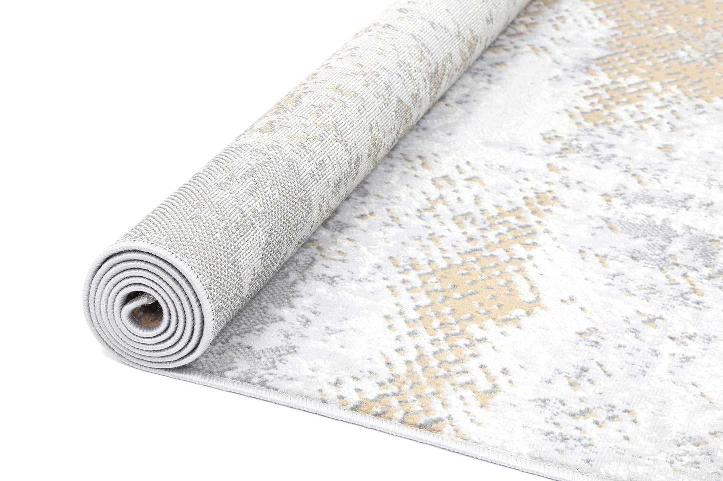 Beige & Light Grey Elise Abstract Rug - Nova Rugs