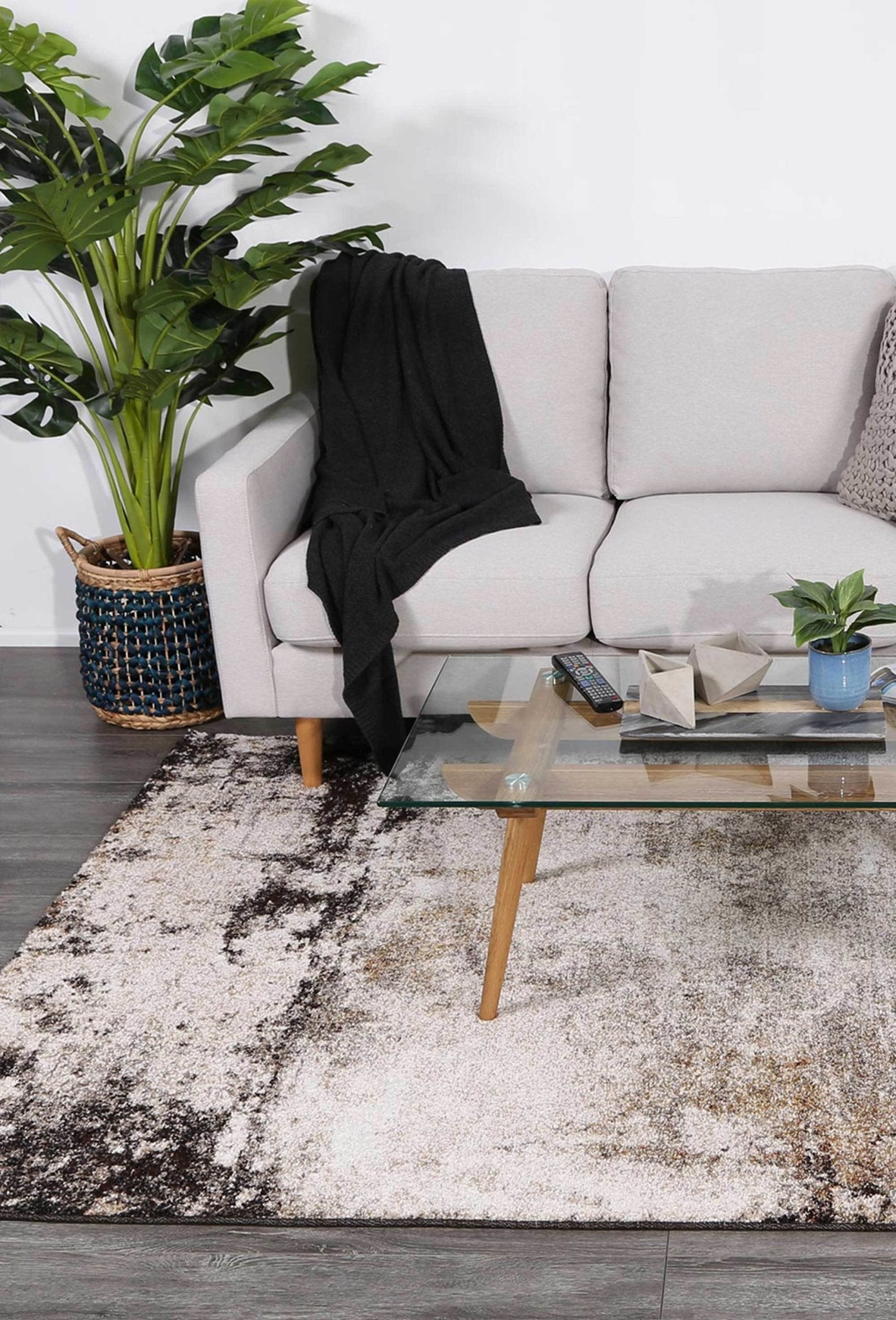 Beige Raw Boston Rug - Nova Rugs