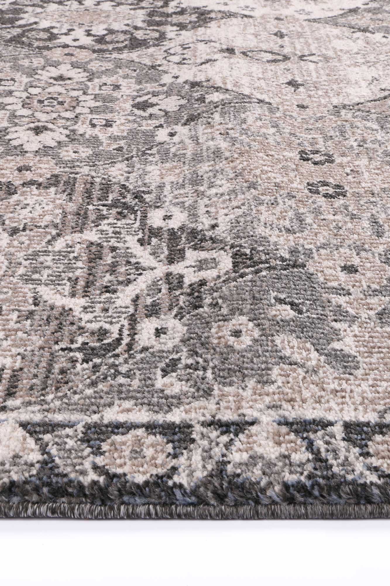 Berker Grey Power-Loomed Rug - Nova Rugs