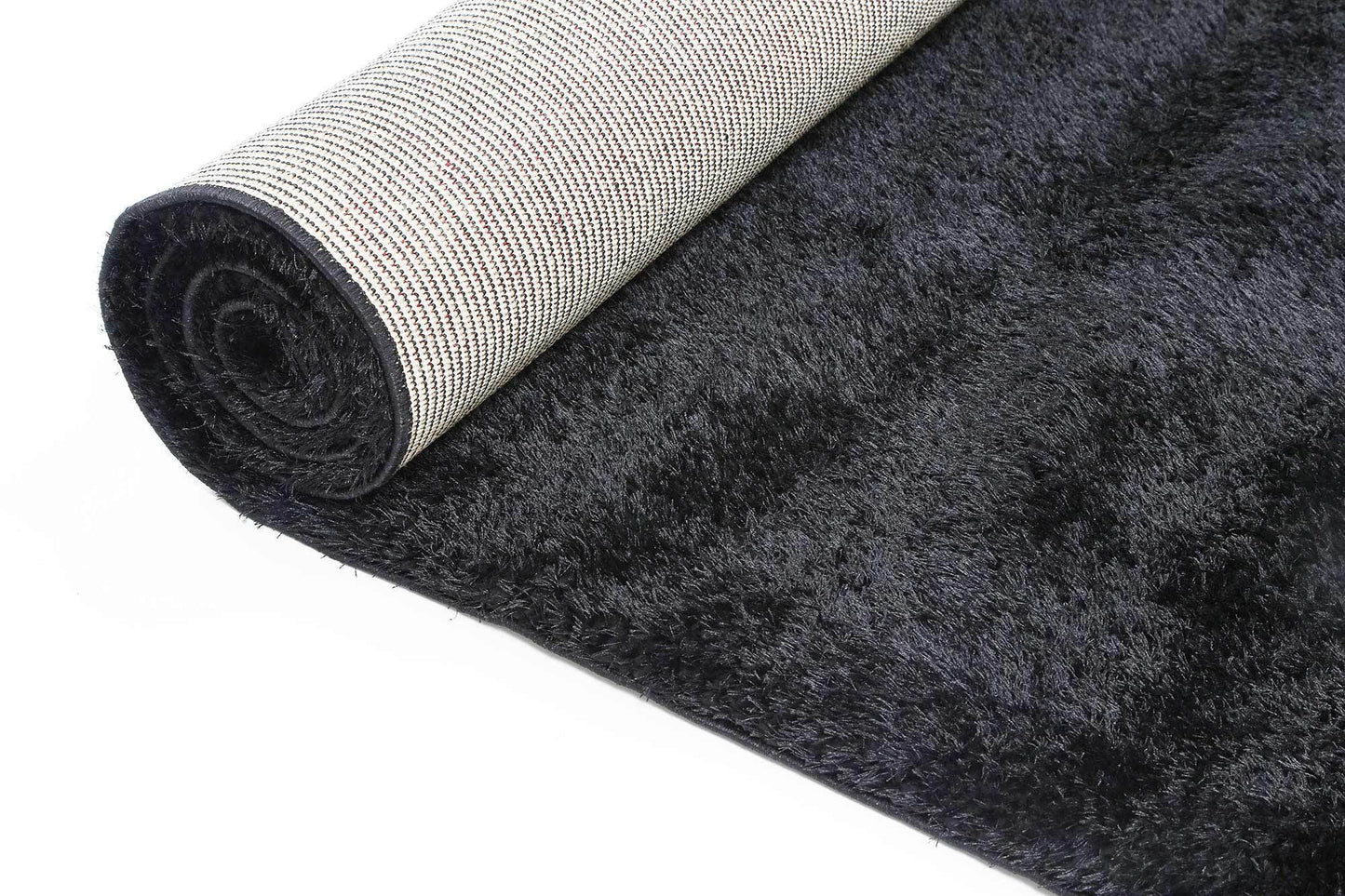 Black Eden Soft Shag Rug - Nova Rugs