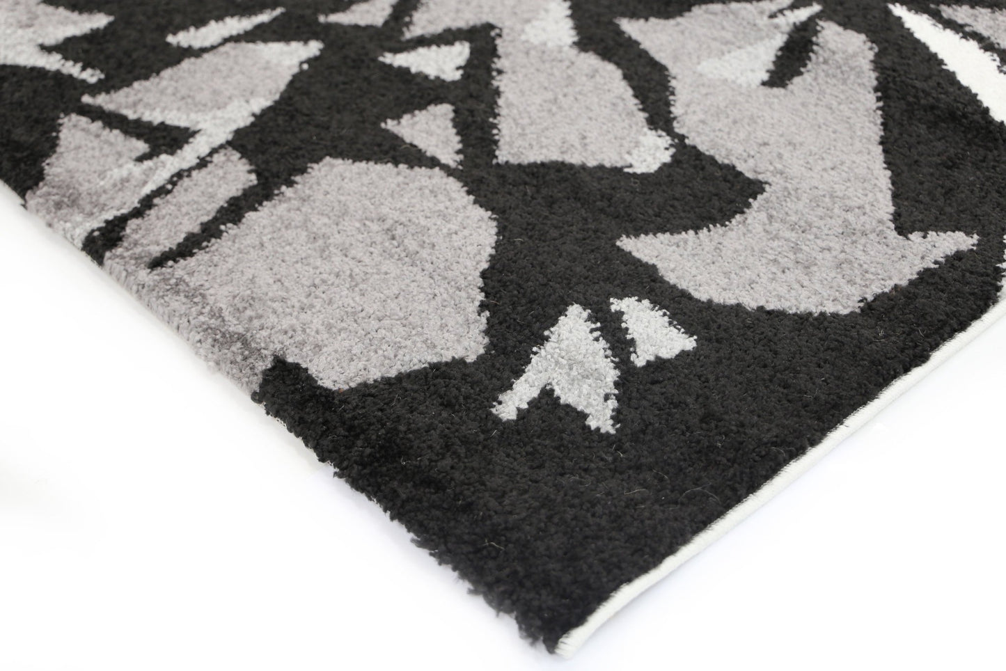 Black & Grey Pablo Abstract Splash Rug - Nova Rugs