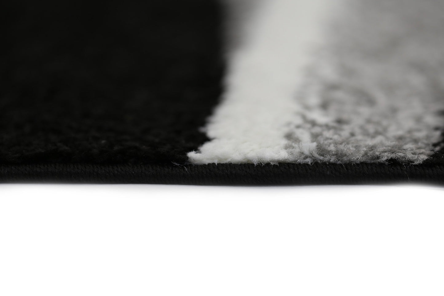Black & Grey Pablo Waves Rug - Nova Rugs