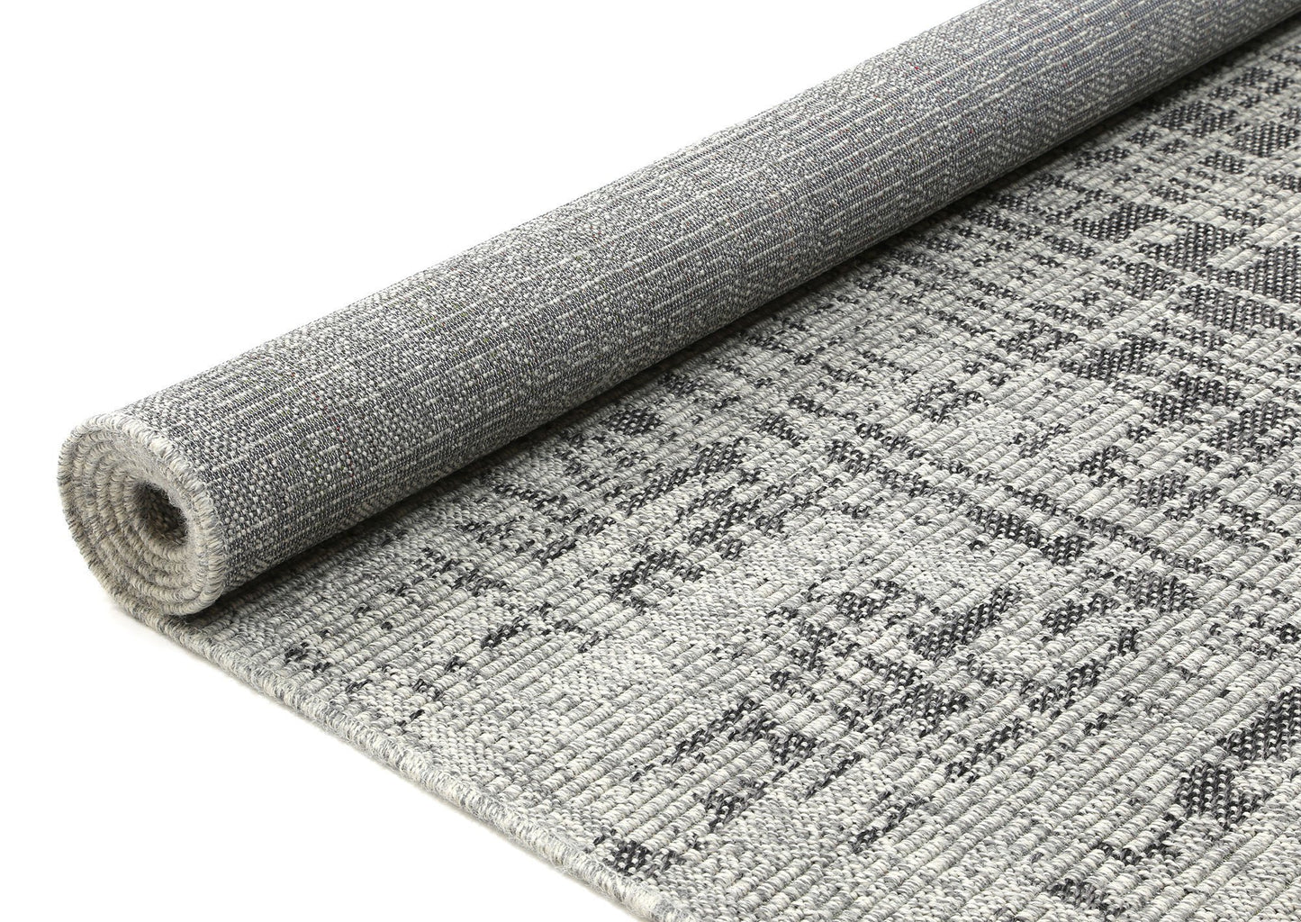 Black & Grey Polo Kailani Patio - Nova Rugs