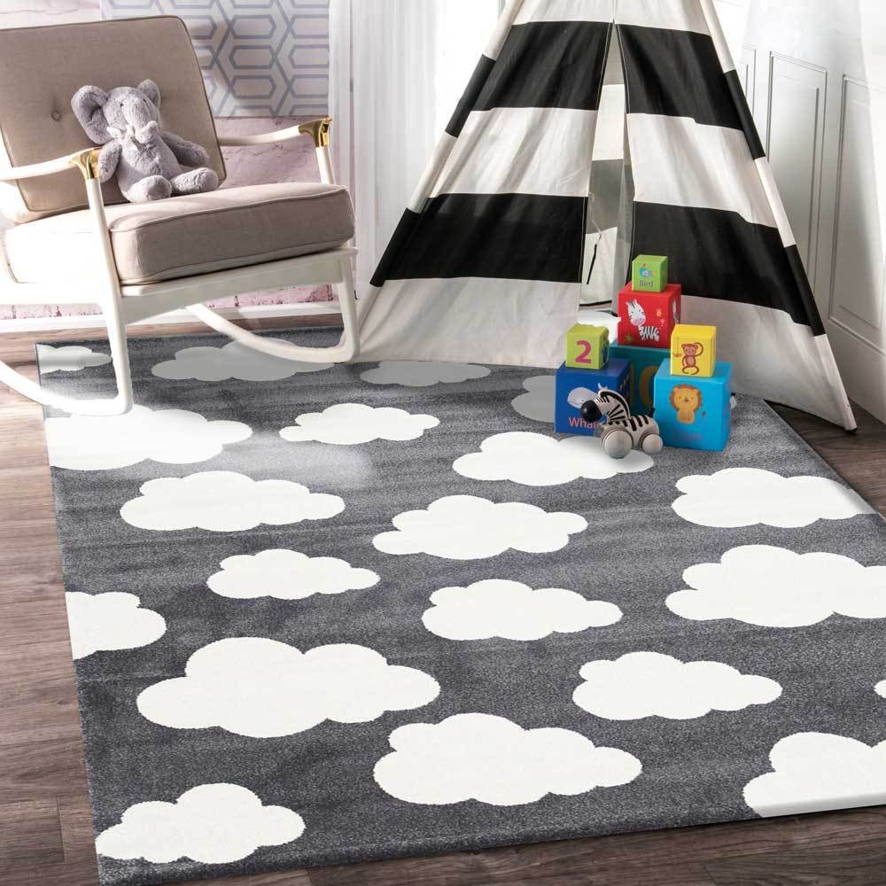Black Piccolo Clouded Rug - Nova Rugs