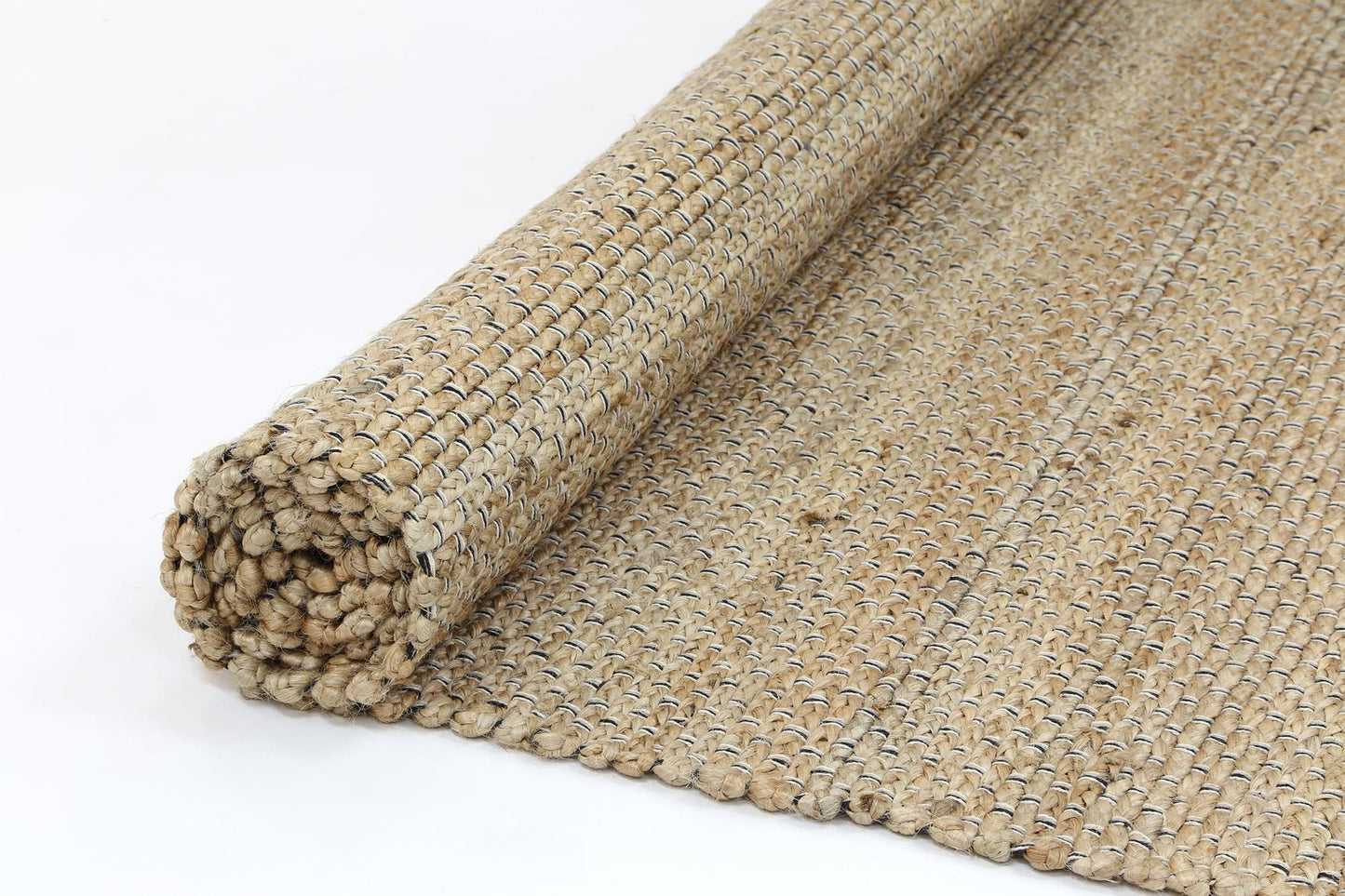 Black Taj Basket Weave Jute Rug - Nova Rugs