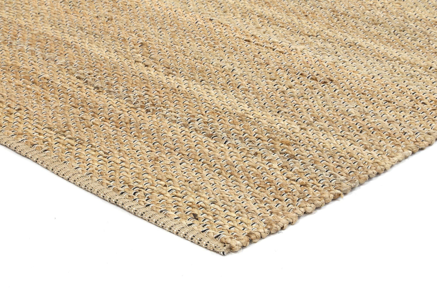Black Taj Basket Weave Jute Rug - Nova Rugs