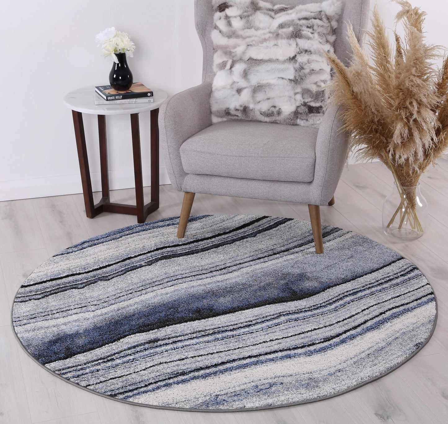 Blue Drift Boston Rug - Nova Rugs