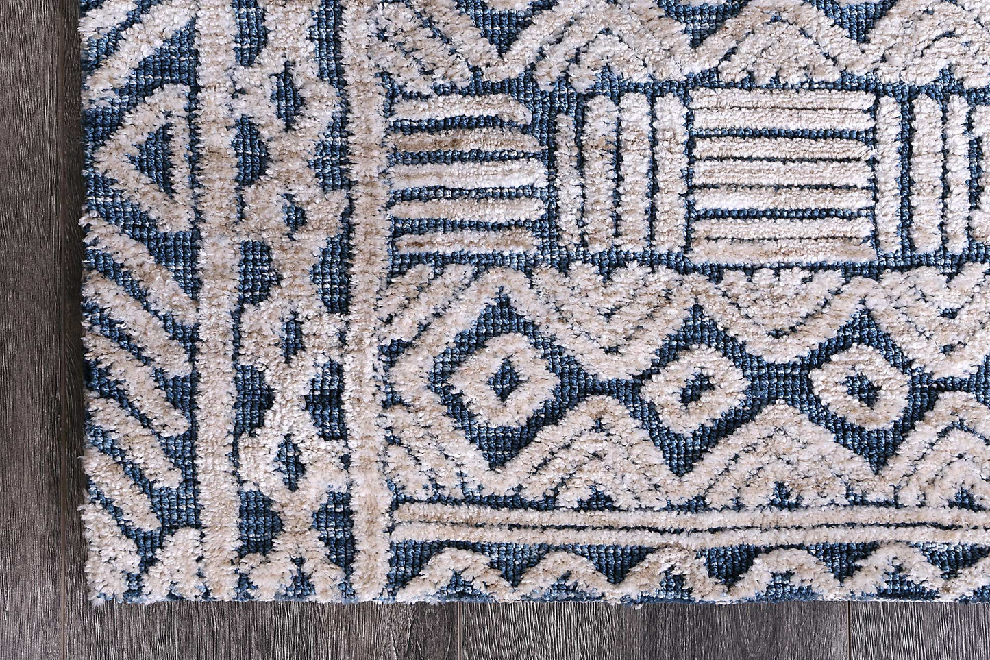 Blue Glenroy Hand-Tufted Rug - Nova Rugs