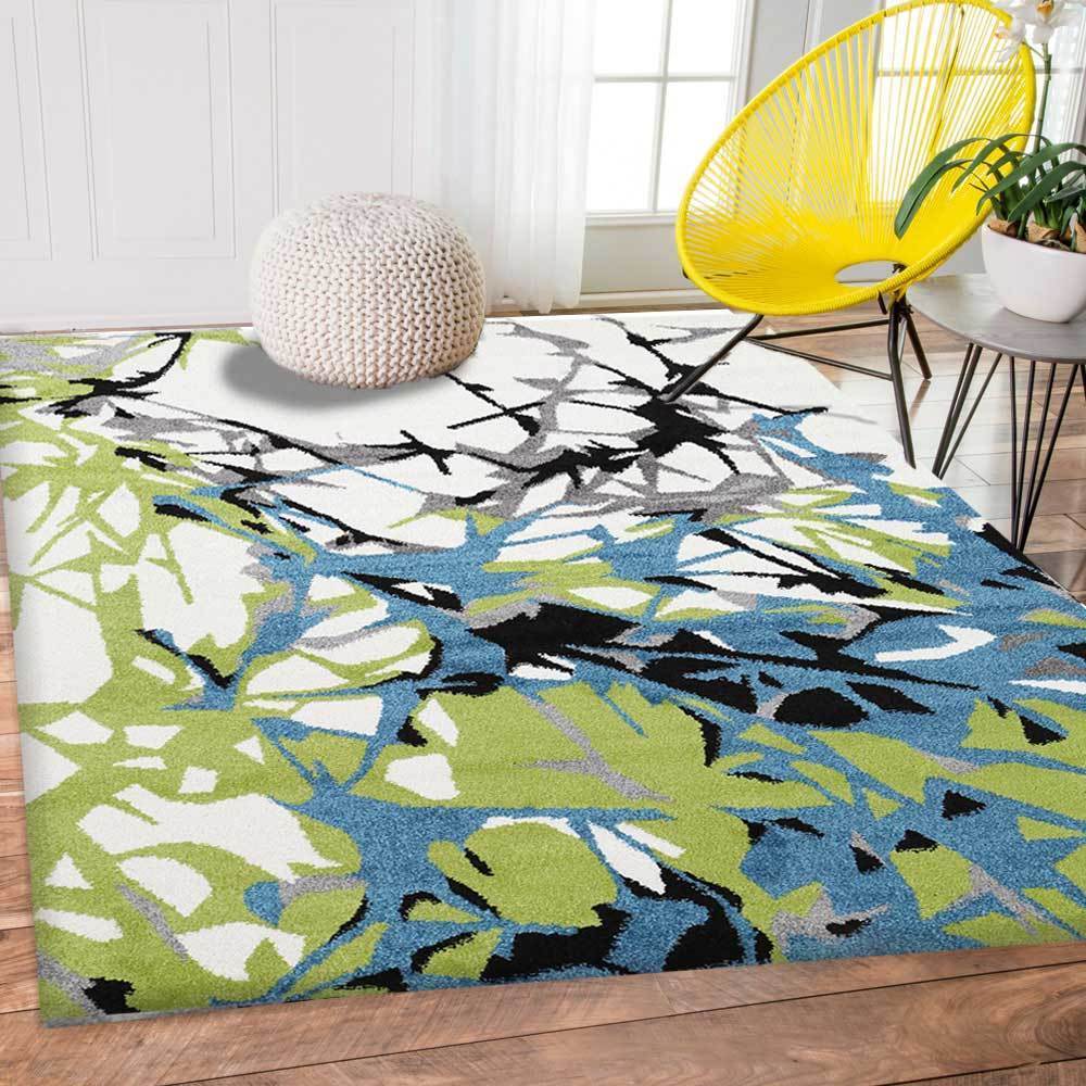 Blue & Green Pablo Splash Rug - Nova Rugs