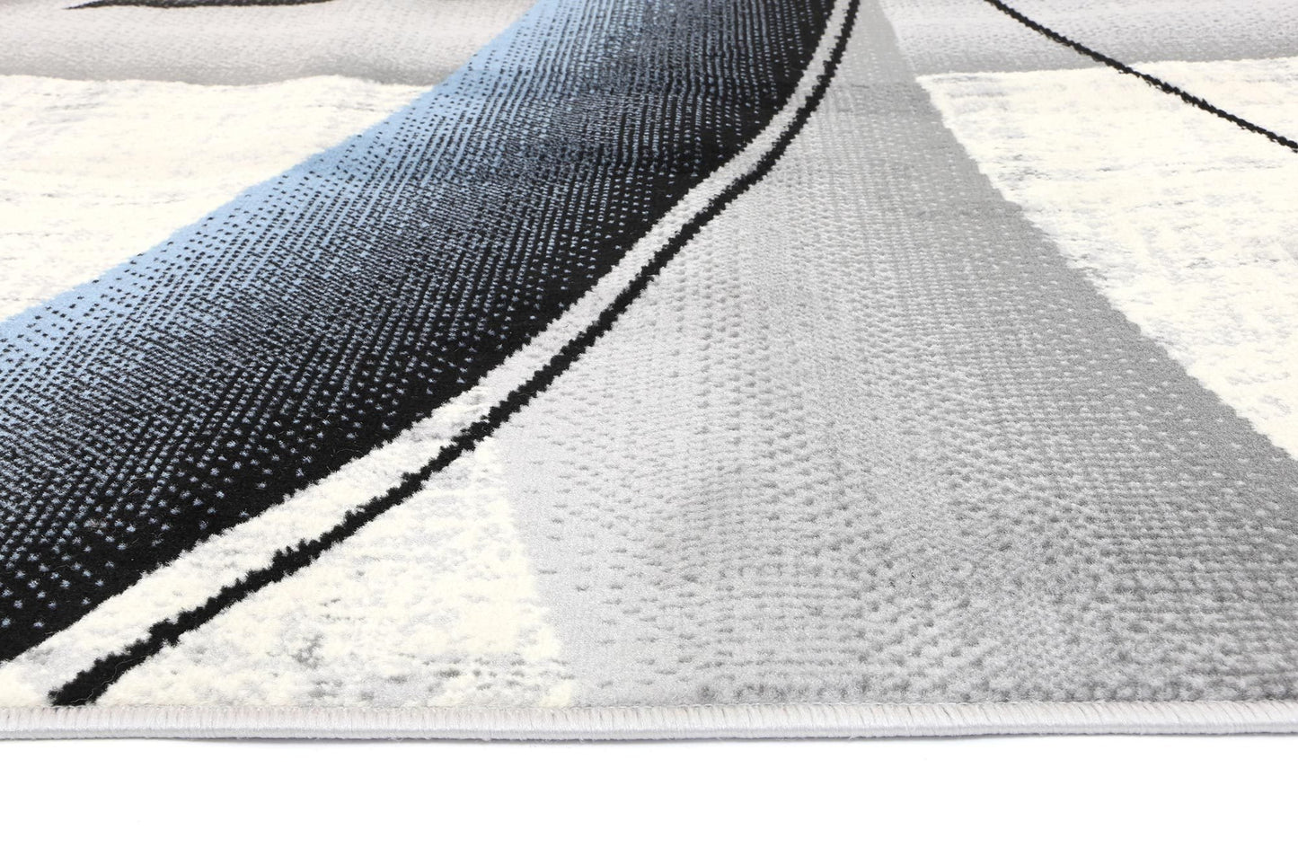 Blue & Grey Elise Tunnel Rug - Nova Rugs
