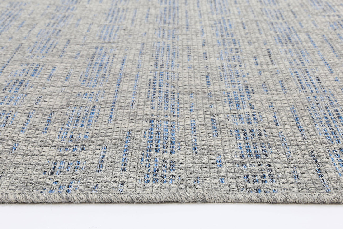 Blue & Grey Polo Sherrie Patio Rug - Nova Rugs