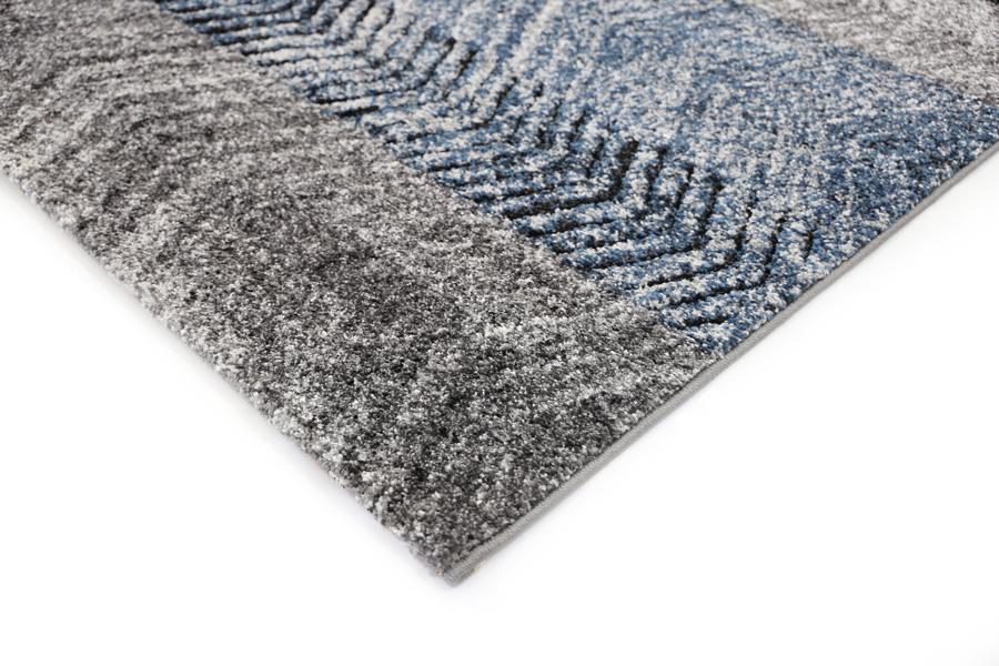 Blue Ivy Chevron Textured Rug - Nova Rugs