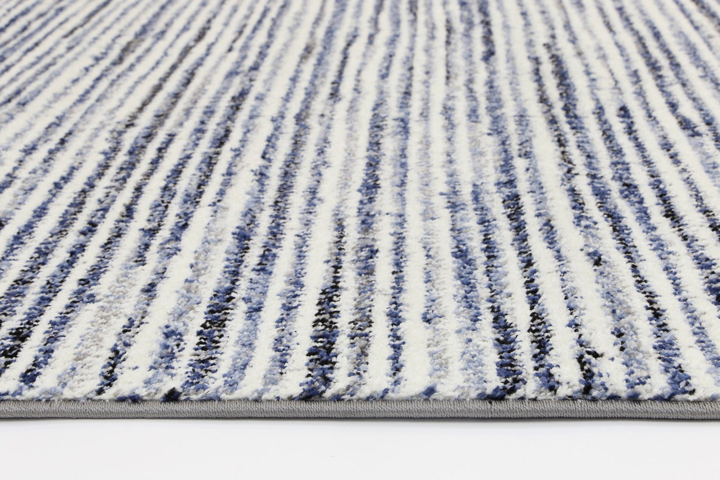Blue Modern Hampton Power Loomed Rug - Nova Rugs
