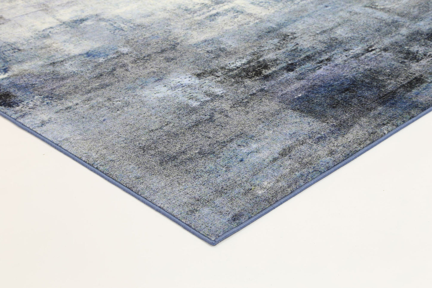 Blue Monet Power Loomed Rug - Nova Rugs